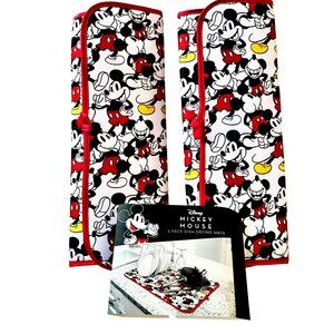 Disney Mickey Mouse Dish Drying Mat Kitchen Home 2 Mats New